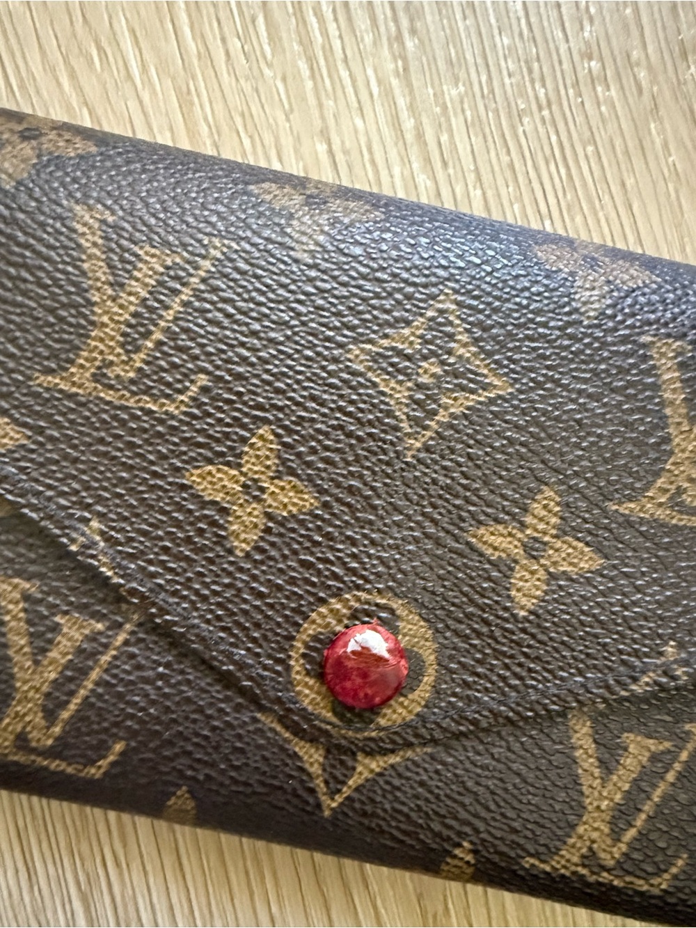 Authentic Louis Vuitton Brown Monogram Envelope Wallet - Picture 2 of 6